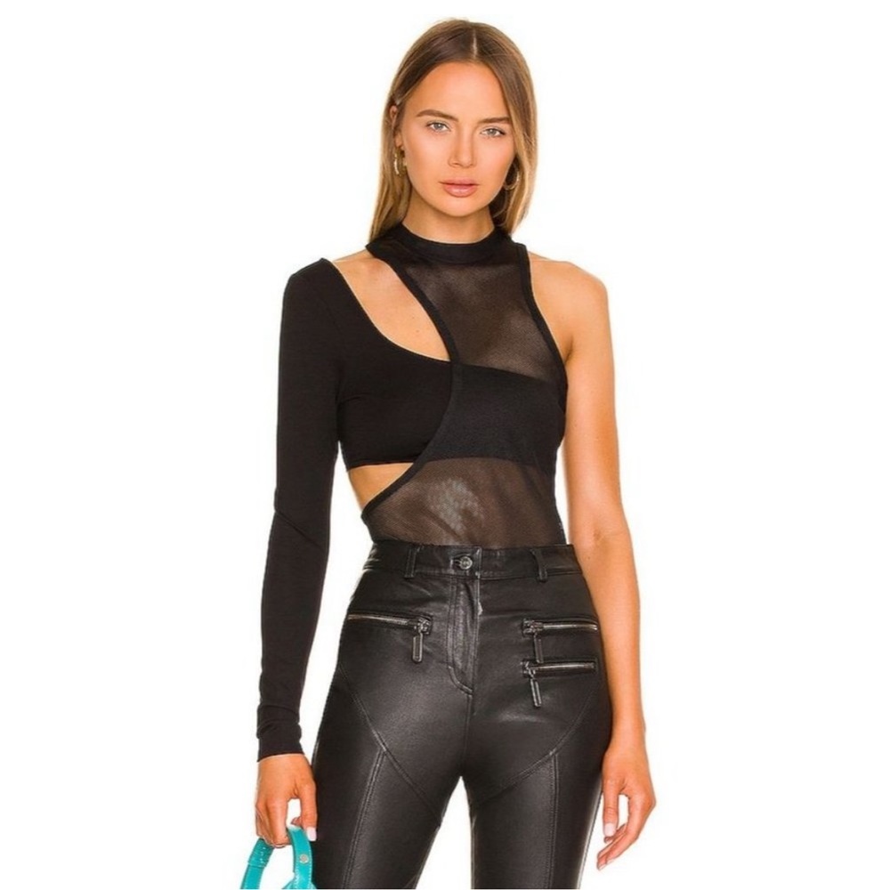 h:ours Esmond Bodysuit in Black XS